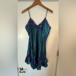 Victoria's Secret Blue and Purple Mini Dress